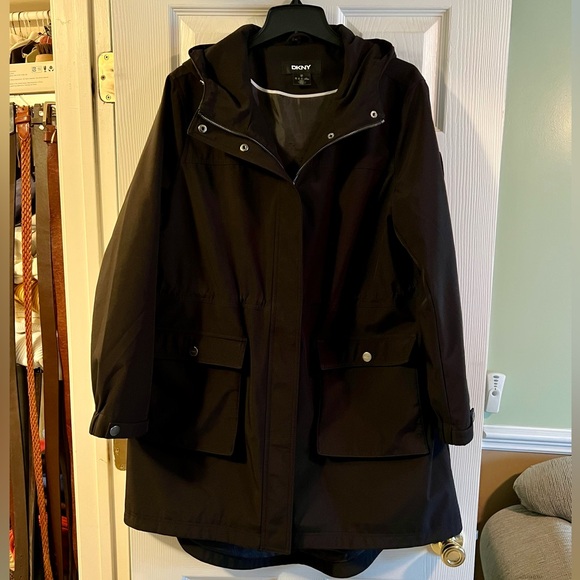 DKNY Ladies Water Resistant Parka - Picture 5 of 13